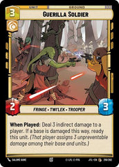Guerilla Soldier - 218/262 - Common - Jump to Lightspeed