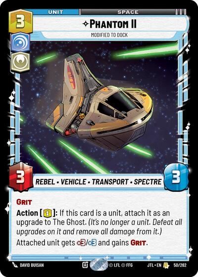 Phantom II - Modified to Dock - 050/262 - Rare - Jump to Lightspeed