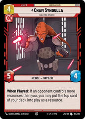 Cham Syndulla - Rallying Ryloth - 164/262 - Uncommon - Jump to Lightspeed