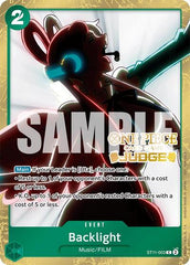 Backlight (Judge Pack Vol. 5) - ST11-003 - Common - One Piece Promotion Cards