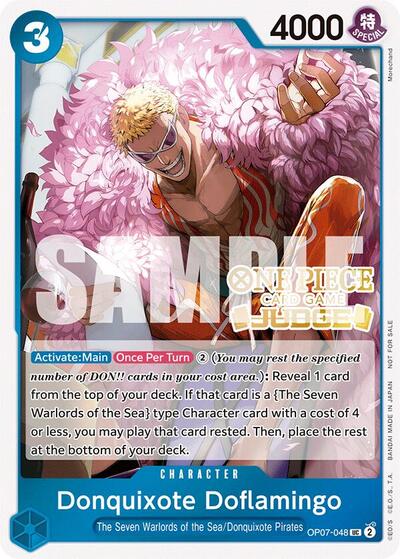 Donquixote Doflamingo (Judge Pack Vol. 5) - OP07-048 - Uncommon - One Piece Promotion Cards