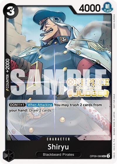 Shiryu (Judge Pack Vol. 5) - OP09-088 - Uncommon - One Piece Promotion Cards