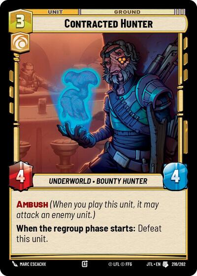 Contracted Hunter - 216/262 - Uncommon - Jump to Lightspeed