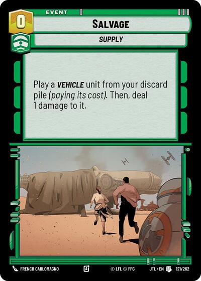 Salvage - 121/262 - Uncommon - Jump to Lightspeed