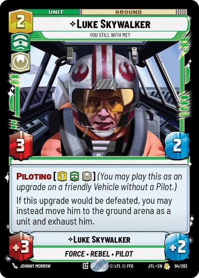 Luke Skywalker - You Still With Me? - 094/262 - Rare - Jump to Lightspeed
