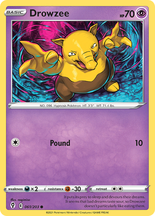 Drowzee - 061/203 - Evolving Skies