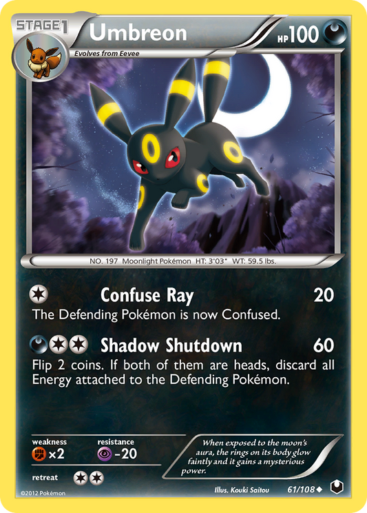 Umbreon - 061/108 - Dark Explorers