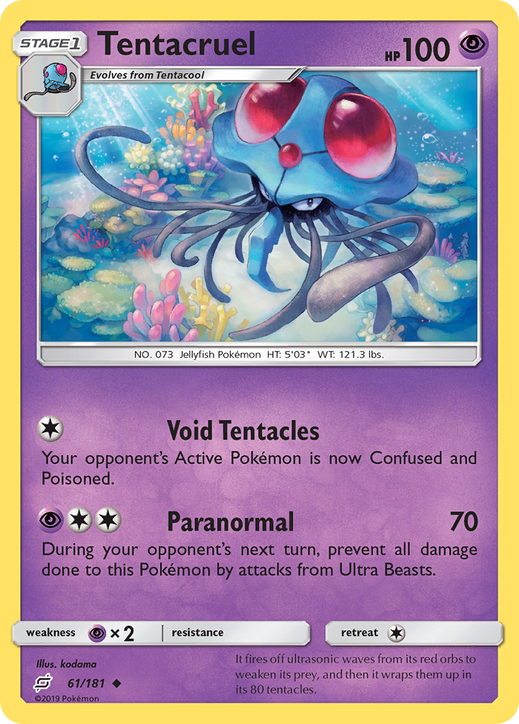 Tentacruel - 061/181 - Team Up