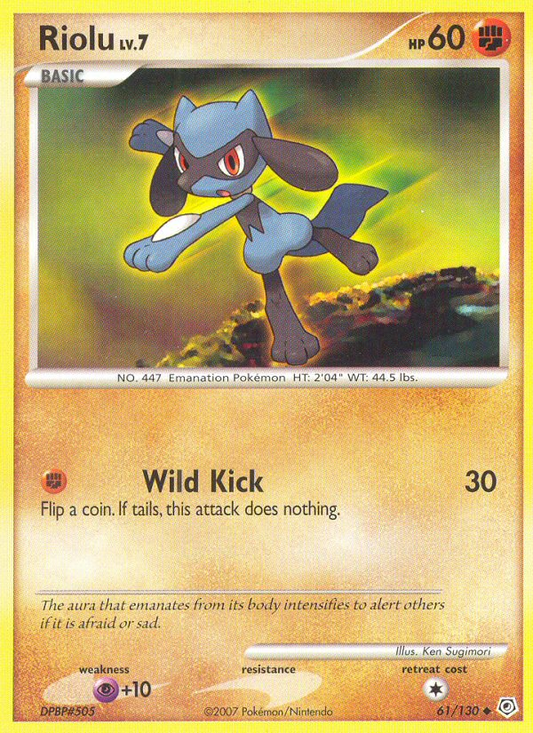 Riolu - 061/130 - Diamond & Pearl