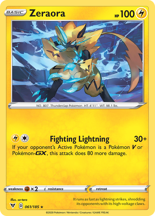 Zeraora - 061/185 - Vivid Voltage