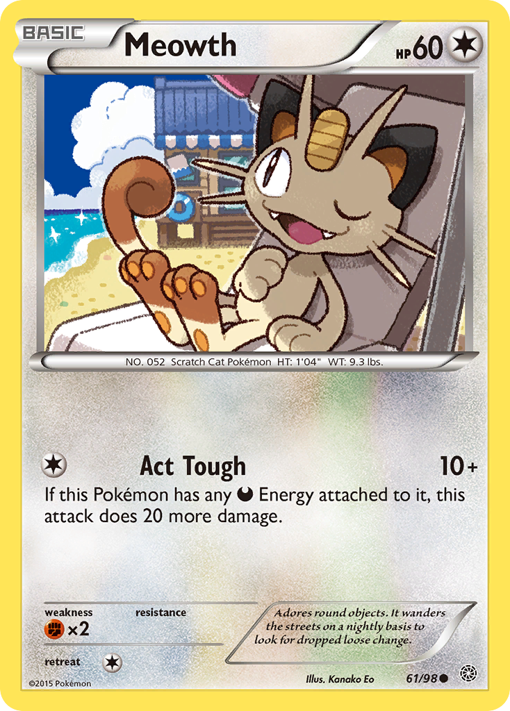 Meowth - 61/98 - Ancient Origins