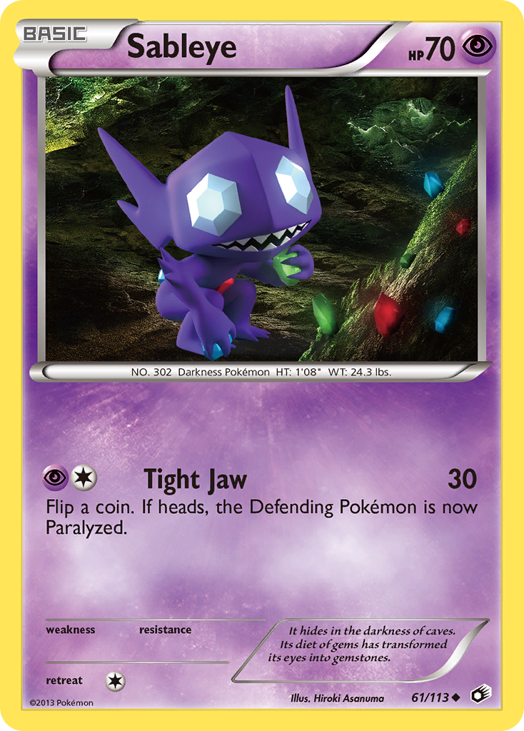 Sableye - 061/113 - Legendary Treasures