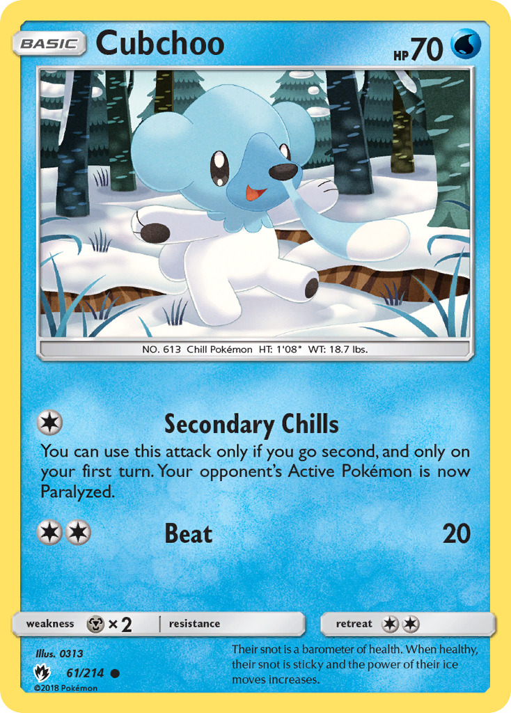 Cubchoo - 061/214 - Lost Thunder