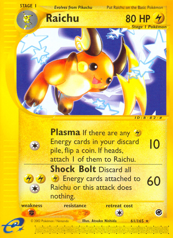 Raichu - 061/165 - Expedition Base Set