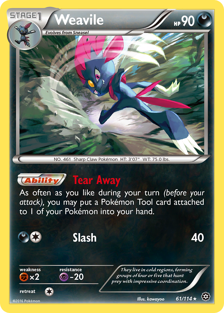 Weavile - 061/114 - Steam Siege