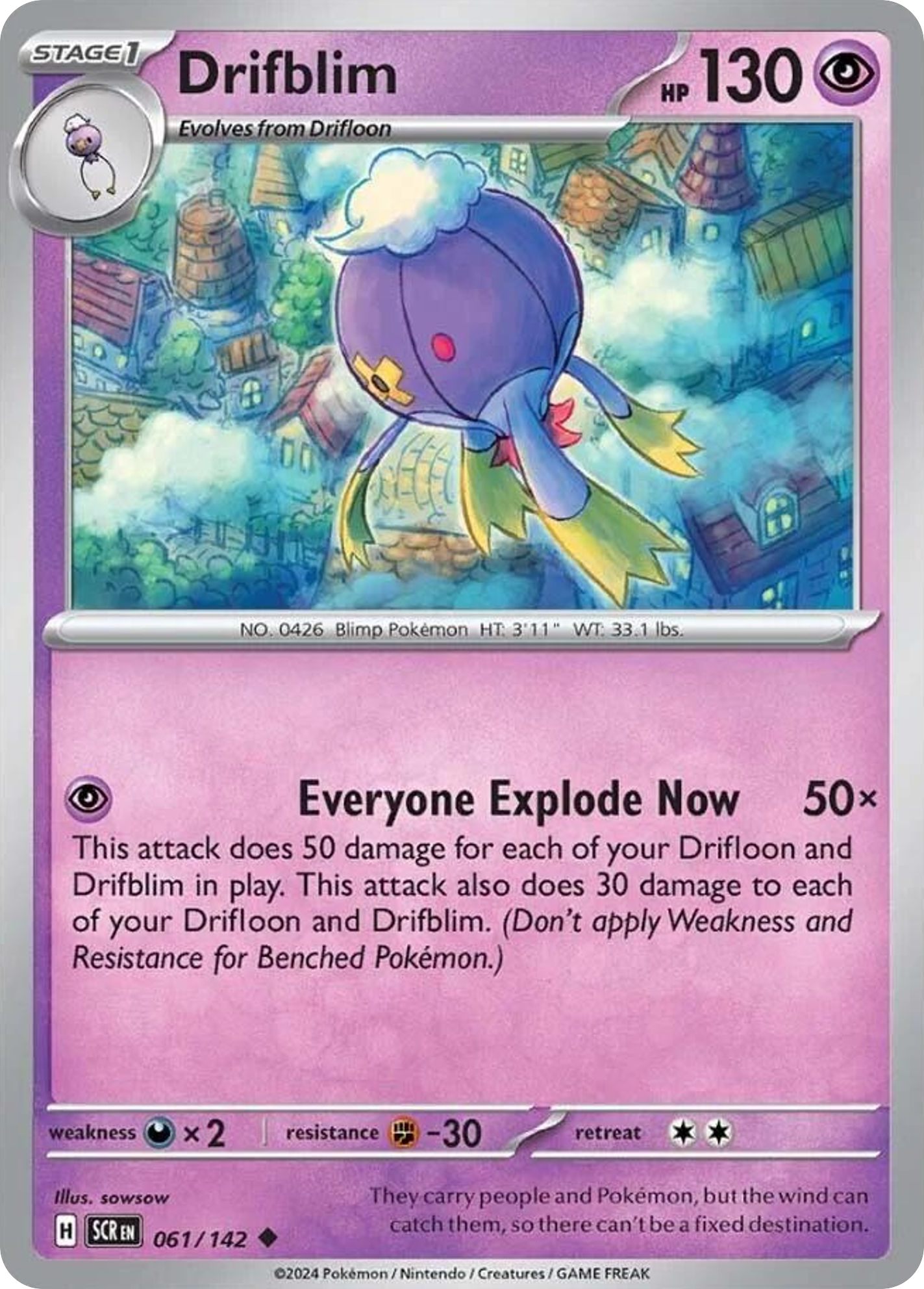 Drifblim - 061/142 - Stellar Crown