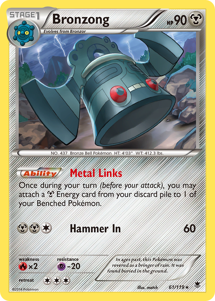 Bronzong - 061/119 - Phantom Forces