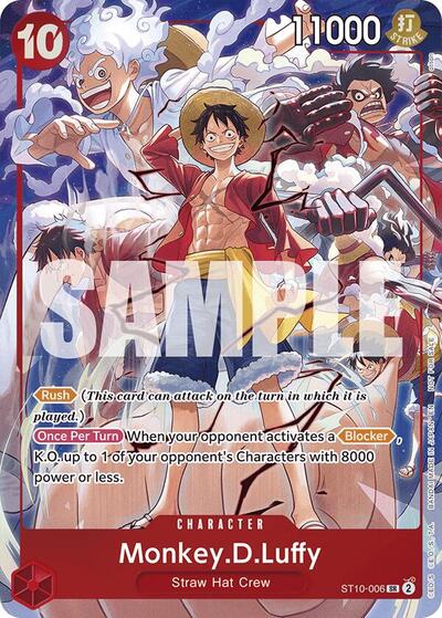 Monkey.D.Luffy (One Piece Day Dallas 2025) - ST10-006 - Super Rare - One Piece Promotion Cards