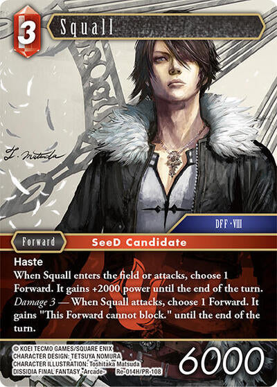 Squall - Re-014H/PR-108 - Promo - Legacy Collection