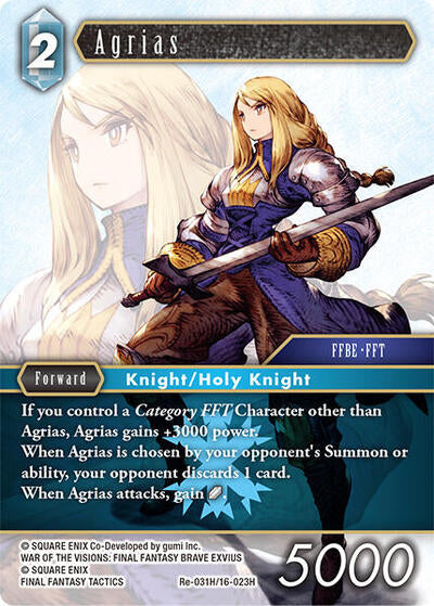 Agrias - Re-031H/16-023H - Hero - Legacy Collection