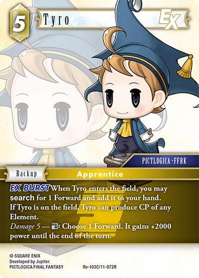 Tyro EX - Re-103C/11-072R - Rare - Legacy Collection