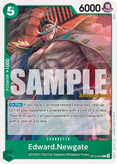 Edward.Newgate - OP10-024 - Common - Royal Blood Release Event Cards