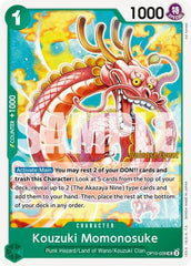 Kouzuki Momonosuke - OP10-028 - Uncommon - Royal Blood Release Event Cards