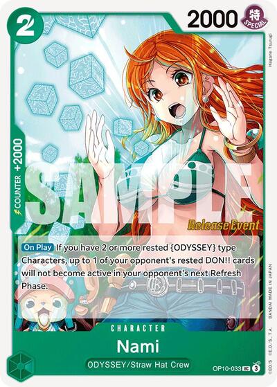 Nami - OP10-033 - Uncommon - Royal Blood Release Event Cards