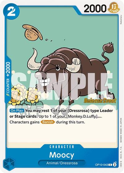 Moocy - OP10-043 - Common - Royal Blood Release Event Cards