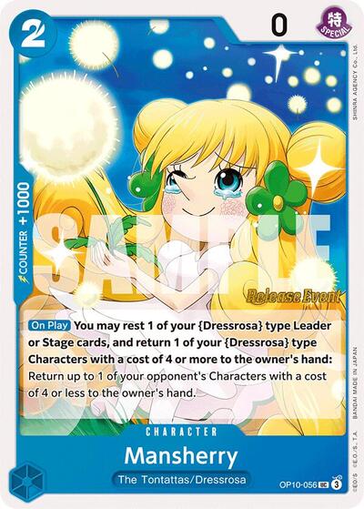 Mansherry - OP10-056 - Uncommon - Royal Blood Release Event Cards