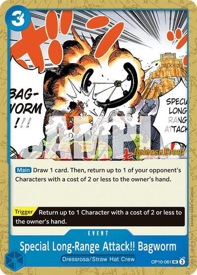 Special Long-Range Attack!! Bagworm - OP10-061 - Uncommon - Royal Blood Release Event Cards