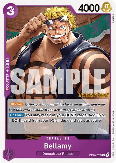 Bellamy - OP10-077 - Common - Royal Blood Release Event Cards