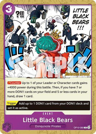 Little Black Bears - OP10-080 - Common - Royal Blood Release Event Cards