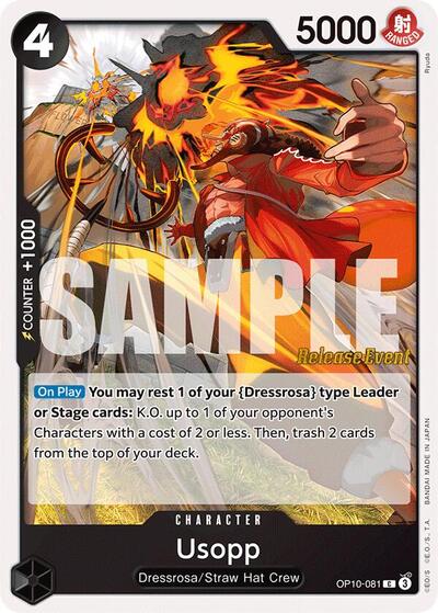 Usopp - OP10-081 - Common - Royal Blood Release Event Cards