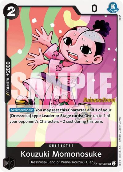 Kouzuki Momonosuke - OP10-083 - Uncommon - Royal Blood Release Event Cards