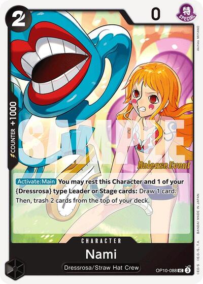 Nami - OP10-088 - Uncommon - Royal Blood Release Event Cards