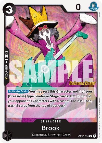 Brook - OP10-091 - Common - Royal Blood Release Event Cards