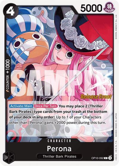 Perona - OP10-092 - Common - Royal Blood Release Event Cards