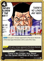 There's No Longer Any Need for the Seven Warlords of the Sea!!! - OP10-096 - Uncommon - Royal Blood Release Event Cards