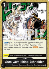 Gum-Gum Rhino Schneider - OP10-097 - Common - Royal Blood Release Event Cards