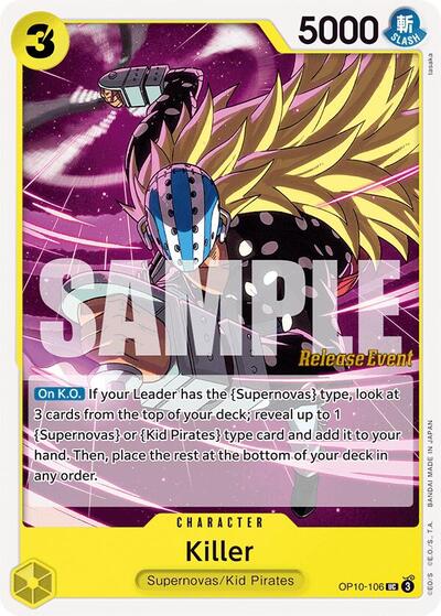 Killer - OP10-106 - Uncommon - Royal Blood Release Event Cards