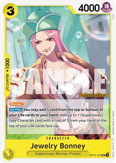 Jewelry Bonney - OP10-107 - Uncommon - Royal Blood Release Event Cards
