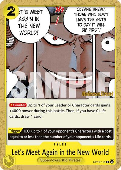 Let's Meet Again in the New World - OP10-115 - Common - Royal Blood Release Event Cards