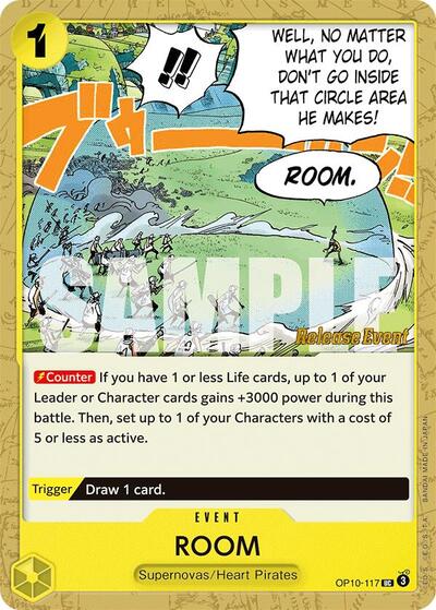 ROOM - OP10-117 - Uncommon - Royal Blood Release Event Cards