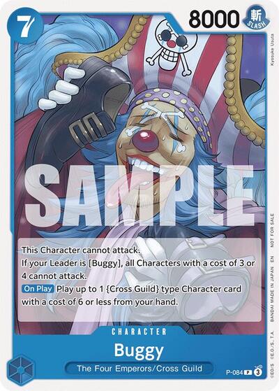 Buggy (OP10 Release Event) - P-084 - Promo - One Piece Promotion Cards