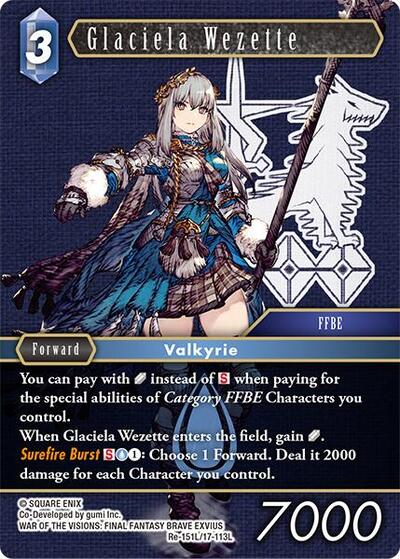 Glaciela Wezette - Re-151L/17-113L - Legend - Legacy Collection