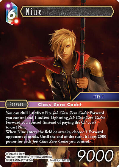 Nine - Re-193L/13-123L - Legend - Legacy Collection
