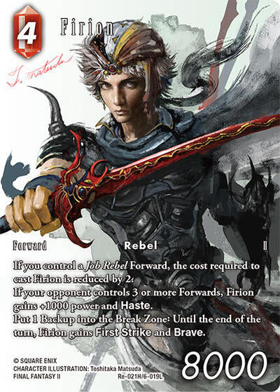 Firion - Re-021H/6-019L - Legend (Full Art) - Legacy Collection