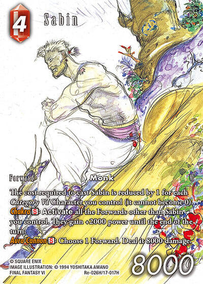 Sabin - Re-026H/17-017H - Hero (Full Art) - Legacy Collection