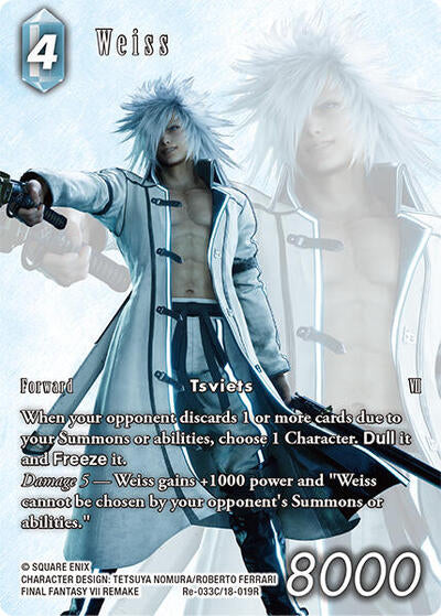 Weiss - Re-033C/18-019R - Rare (Full Art) - Legacy Collection